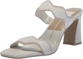 Женские сандалии Dolce Vita Ilva из серой и белой эластичной кожи, с резиновой подошвой и каблуком 11099449