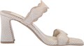 Женские сандалии Dolce Vita Ilva из серой и белой эластичной кожи, с резиновой подошвой и каблуком 11099449
