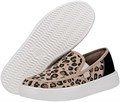 Женские сникеры Hey Dude Sunapee Slip On с резиновой подошвой и эластичной шнуровкой, Пустынный Леопард, размер 8 11070898