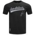 Мужская футболка Pro Standard SPURS SCRIPT TAIL SJ с короткими рукавами, 94% хлопок, 6% спандекс 11039923