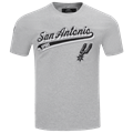 Мужская футболка Pro Standard SPURS SCRIPT TAIL SJ с короткими рукавами, 94% хлопок, 6% спандекс 11039923