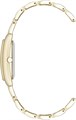 Anne Klein Женские часы с золотым браслетом, черным циферблатом, золотыми стрелками и маркерами, минеральное стекло 11049830
