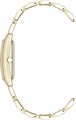 Anne Klein Женские часы с золотым браслетом, черным циферблатом, золотыми стрелками и маркерами, минеральное стекло 11049830