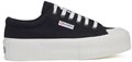 Женские кроссовки Superga 2631 с платформой и полосатым резиновым носком из экзотического хлопка 11062377