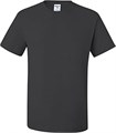 Мужская футболка Jerzees из смешанной ткани 5.6 oz 50/50 (29M) - Чёрный меланж, размер 2XL 10022292