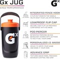 Gatorade Контейнер для напитков Gx, 1,89 л, для использования с капсулами Gx, с прочной крышкой и системой контроля 11082848