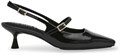 Туфли Anne Klein для женщин с эффектом лаковой кожи и стильным ремешком на каблуке 11070777