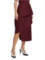 Co Virgin Wool Tiered Wrap Midi-Skirt 11016659