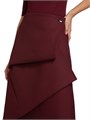 Co Virgin Wool Tiered Wrap Midi-Skirt 11016659