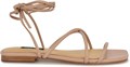 Женские стильные сандалии Nine West Mikila с квадратным носком и завязками 11054289