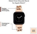 Anne Klein Элегантный браслет-цепочка в цвете розового золота для Apple Watch, регулируемый, подходит для большинства запястий 11049585