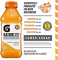 Gatorade Напиток для быстрого восстановления водного баланса, 12 бутылок по 591 мл, 3 вкуса, 5 электролитов, на 60% меньше сахара 11056912