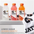 Gatorade Напиток для быстрого восстановления водного баланса, 12 бутылок по 591 мл, 3 вкуса, 5 электролитов, на 60% меньше сахара 11056912