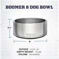 Yeti Миска из нержавеющей стали для собак Boomer 8, нескользящая, объем 64 унции 11044415
