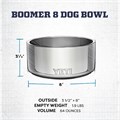 Yeti Миска из нержавеющей стали для собак Boomer 8, нескользящая, объем 64 унции 11044415