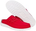 Мужские слипоны Hey Dude Wally Slip Varsity в красно-сером цвете, легкие и удобные, размер 46 11054331