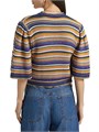 Свитер Farfaela из 100% хлопка с крупными полосами и волнистым краем от ba&amp,sh 10042515