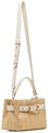 Anne Klein Соломенная объёмная сумка через плечо с фигурной пряжкой и съемным ремнем для удобства 11097176