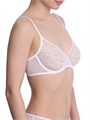 Кружевной бюстгальтер-балконет Natori Flora без подкладки с регулируемыми бретелями 10044069