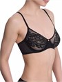 Кружевной бюстгальтер-балконет Natori Flora без подкладки с регулируемыми бретелями 10044069