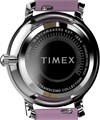 Женские часы Timex с корпусом из розового золота 31 мм, серебристым циферблатом и 7.5-дюймовым розовым ремешком 11049815