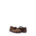 Детские велюровые туфли с леопардовым принтом Mary Jane Childrenchic Lexie с регулируемым ремешком 10045588