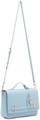 Anne Klein Сумка-трансформер с застежкой на поясе и съемным ремешком, облачно-голубая 11085994