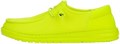 Мужские слепоны Hey Dude Wally-Funk Mono Lime Punch: легкие и удобные, с эластичными шнурками и анатомически правильным дизайном 11047390