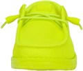 Мужские слепоны Hey Dude Wally-Funk Mono Lime Punch: легкие и удобные, с эластичными шнурками и анатомически правильным дизайном 11047390