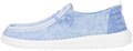 Hey Dude Женские текстильные лоферы HEYDUDE Wendy Surf Wash Blue, удобные и легкие, размер 10 11078855