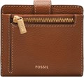 Fossil Женский кошелек из натуральной кожи LiteHide с кнопкой, 4 , x 2 , x 9 , и множеством карманов 11082075