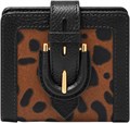 Fossil Женский кошелек из натуральной кожи LiteHide с кнопкой, 4 , x 2 , x 9 , и множеством карманов 11082075
