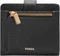 Fossil Женский кошелек из натуральной кожи LiteHide с кнопкой, 4 , x 2 , x 9 , и множеством карманов 11082075