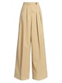 Широкие хлопковые плиссированные брюки с высокой талией Pamplona от Dries Van Noten 11030863