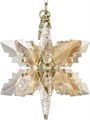 Swarovski Новогодняя 3D подвеска 2024 года, золотого цвета, 340 граней, 18 вершин, размер 6,03 x 4,45 x 4,45 см 11068977