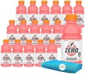 Спортивный напиток Gatorade Zero со вкусом арбуза, 18 бутылок по 355 мл, без сахара, с электролитами и полотенцем 11055579
