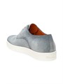 Изящные замшевые дерби Santoni Dilate с круглым носом и резиновой подошвой 11024466