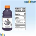 Спортивный энергетический напиток Gatorade Zero с виноградным вкусом, 18 пластиковых бутылок по 355 мл, плюс охлаждающее полотенце 11106216