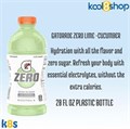Электролитический спортивный напиток Gatorade Zero со вкусом лайма и огурца, без сахара, 9 бутылок по 828 мл + охлаждающее полотенце 11101083