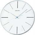 Seiko Настенные кварцевые часы QXA634ALH, серебристый корпус, бесшумный механизм, работают от батарейки AA 11087728