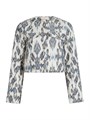 Ulla Johnson Dione Printed Cotton Crop Jacket 11022752