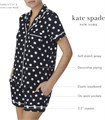 Женский стильный и удобный комплект ПЖ из двух предметов kate spade new york, 93% модал и 7% эластан 11042668