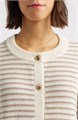 Кардиган с полосками Piera от BeachLunchLounge, с накладными карманами, 65% полиэстер, 35% хлопок 10045109