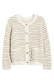 Кардиган с полосками Piera от BeachLunchLounge, с накладными карманами, 65% полиэстер, 35% хлопок 10045109