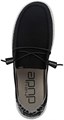 Женские черные лоферы Hey Dude Wendy из флиса с леопардовым принтом, легкие и удобные, на шнуровке, размер 36 11055901