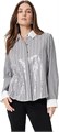 Женская лонгслив-рубашка Sam Edelman Astrid из 100% хлопка на пуговицах 11063603