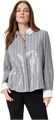 Женская лонгслив-рубашка Sam Edelman Astrid из 100% хлопка на пуговицах 11063603