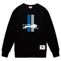 Мужская флисовая толстовка Mitchell &amp, Ness черного цвета с логотипом Detroit Lions, укороченная 10044824