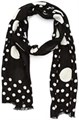 Kate Spade New York Элегантный лёгкий шарф в горошек из вискозы, модный аксессуар для женщин 11097091