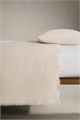 Zara Home Текстурированное хлопковое покрывало с бахромой по краям 11037740